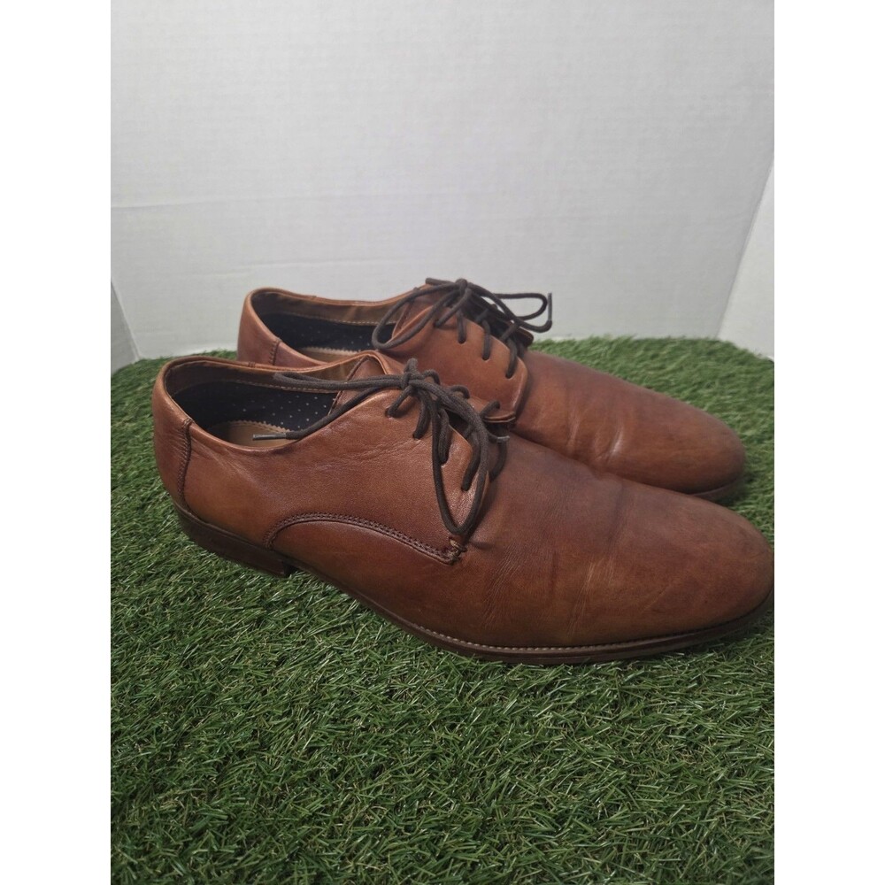 Cole Haan Lenox Hill Oxfords Cognac Leather Shoes Means 12 M